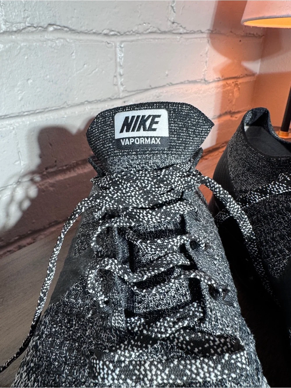 Men’s Nike Air Vapormax Flyknit Running Shoes - Oreo colorway
